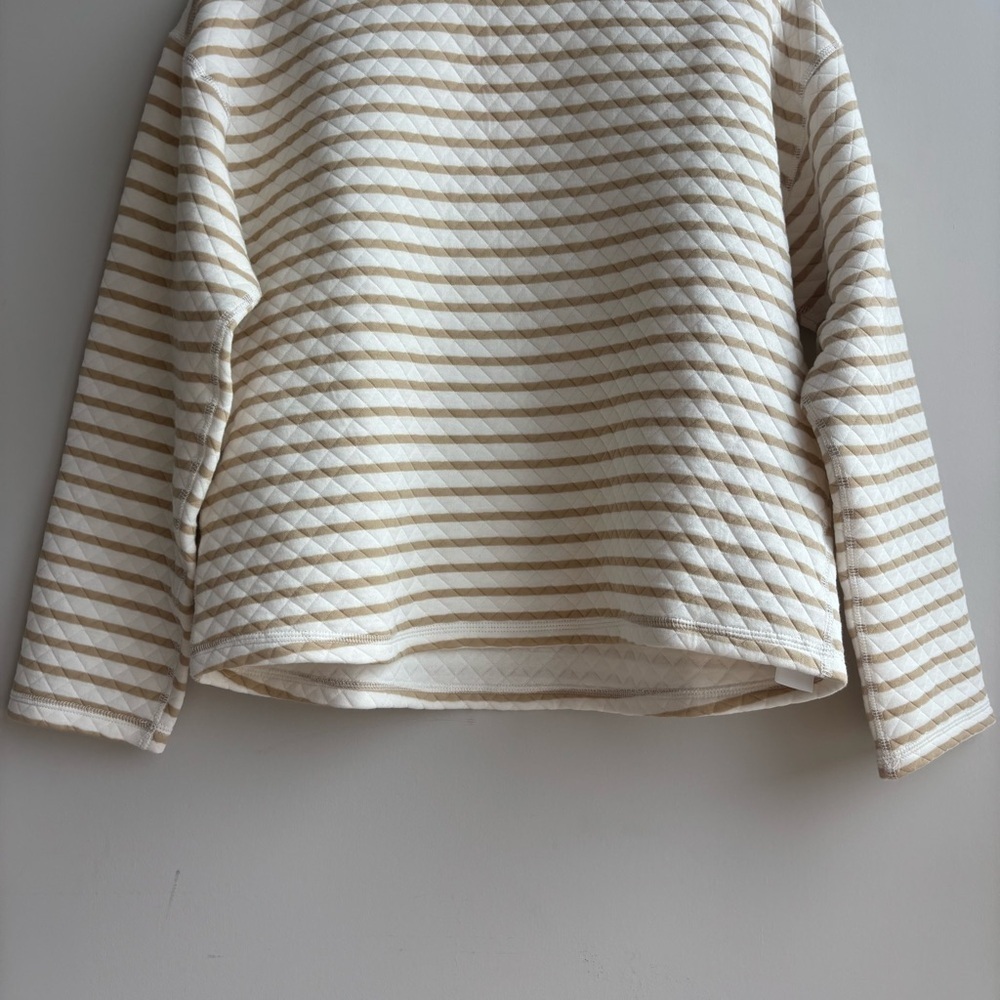 NWOT J. Crew Reversible quilted pullover, Size S - Picture 3 of 8